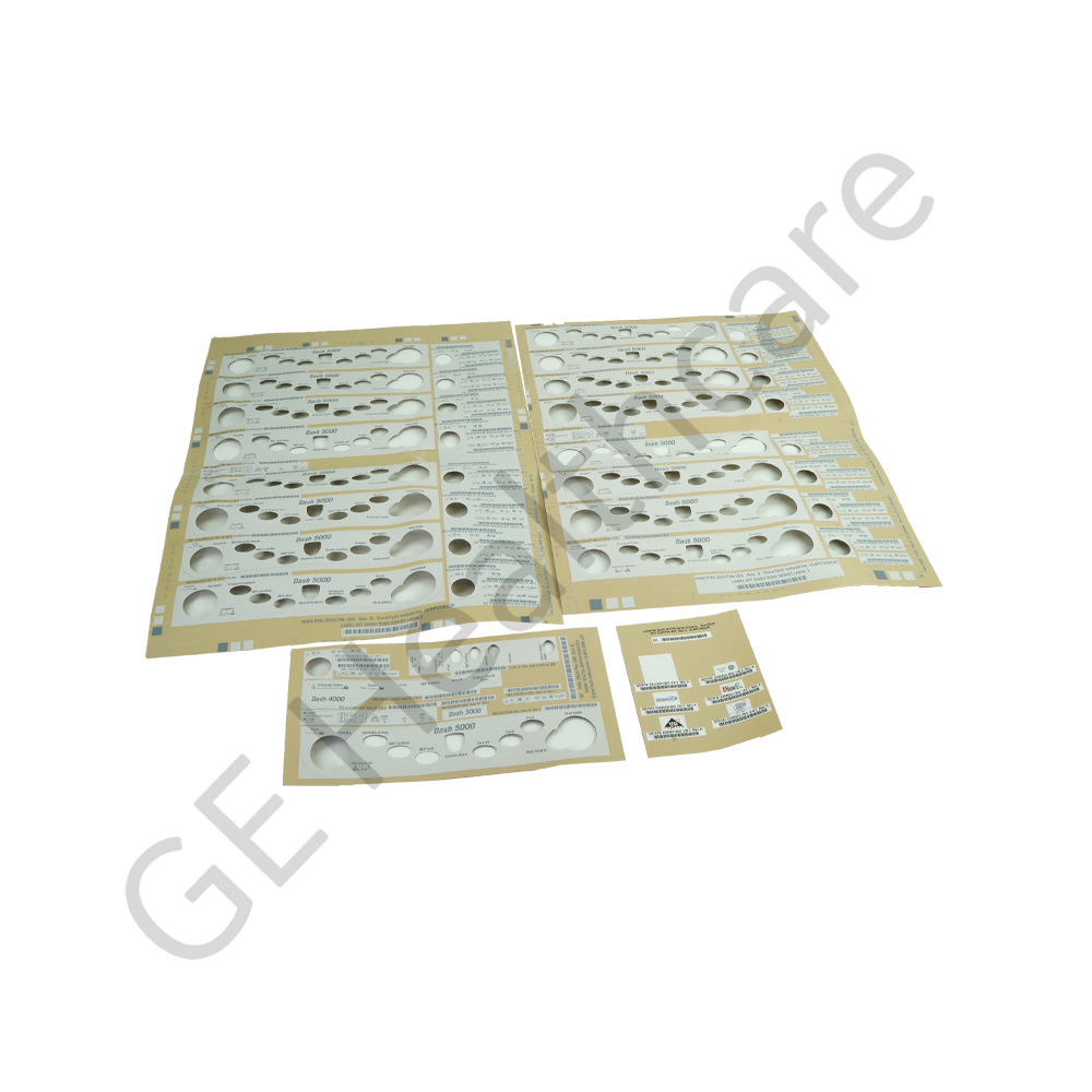 DASH 5000 Front/DAS Label Kit, All Languages DASH 5000 Front/DAS Label Kit, All Languages