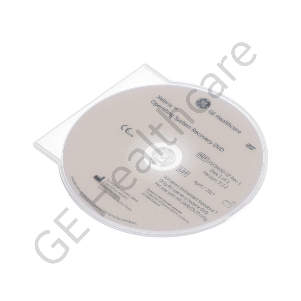 Xeleris OS recovery for EMBEDDED - Spare part Xeleris OS recovery for EMBEDDED - Spare part