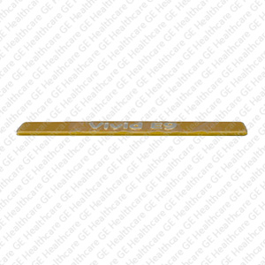 Vivid E9 Name Plate Gold Upper Operator Panel Vivid E9 Name Plate Gold Upper Operator Panel